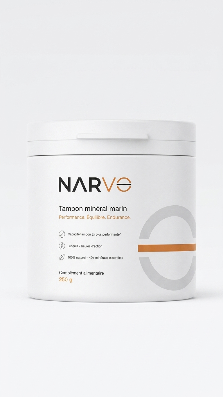NARVO - Tampon minéral marin - Pot 250g - Performance Équilibre Endurance